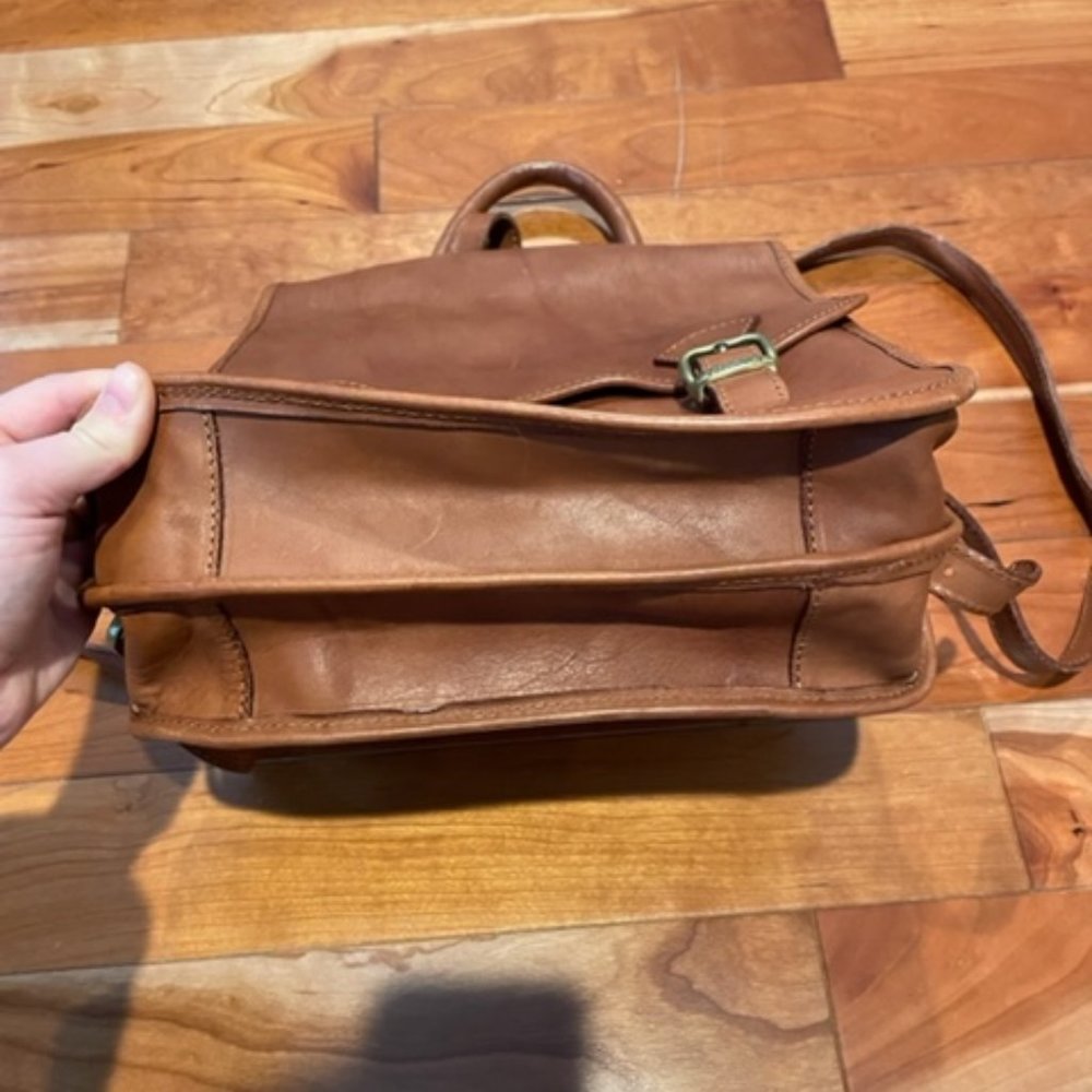 I MEDICI FIRENZE Genuine Leather Backpack Handbag - Picture 6 of 9